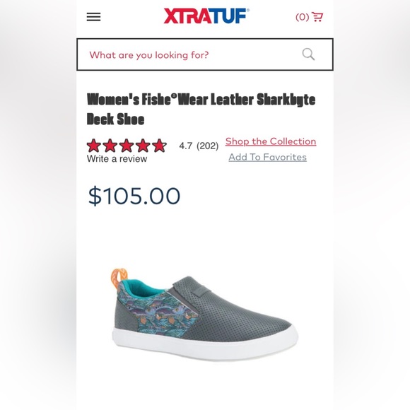 Xtratuf Leather Deck Shoe Sand dollar pattern - Picture 7 of 11